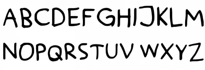Paddis Handwritten 4.3 Medium Fonte MAIÚSCULAS