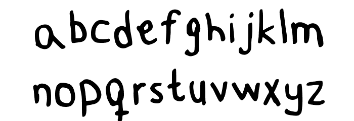 Paddis Handwritten 4.3 Medium Font LOWERCASE