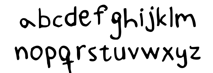 Paddis Handwritten Medium Font LOWERCASE