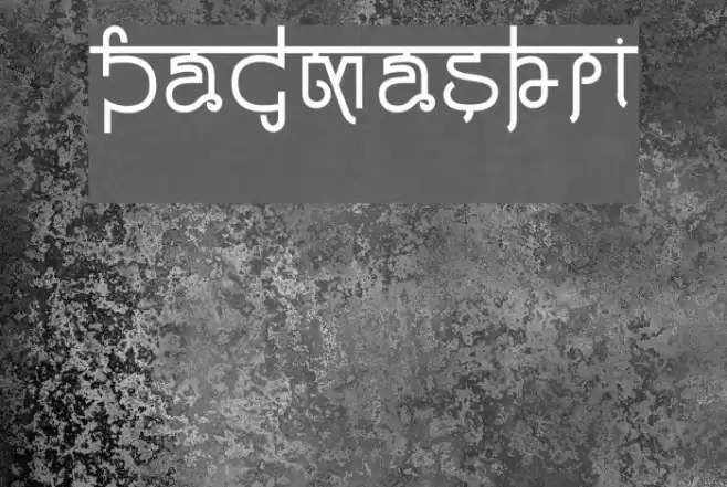 Padmashri Font examples