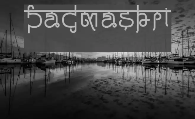 Padmashri Font examples