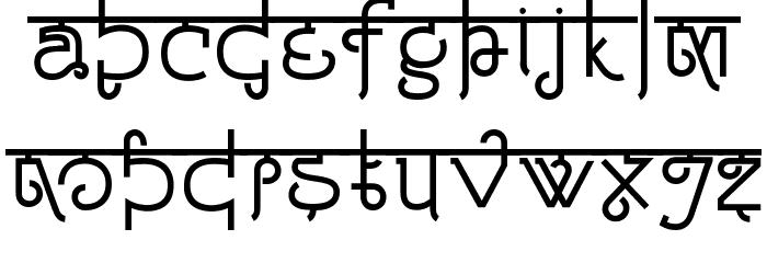 Padmashri Font LOWERCASE