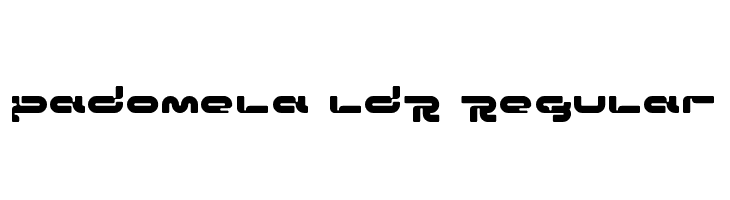Padomela LDR Regular  baixar fontes gratis