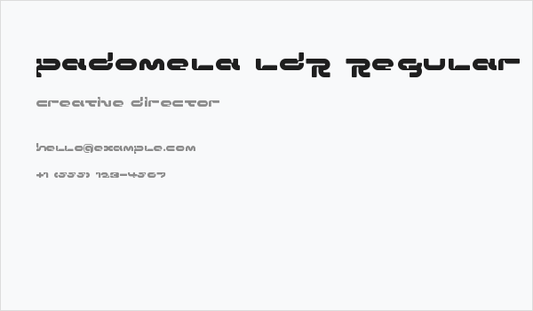 Padomela LDR Regular Business Card