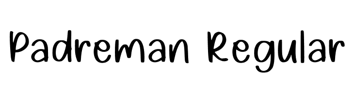 Padreman Regular  フリーフォントのダウンロード
