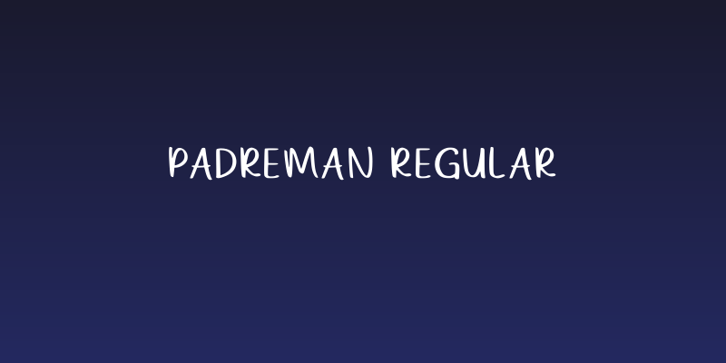 Padreman Regular Social Header