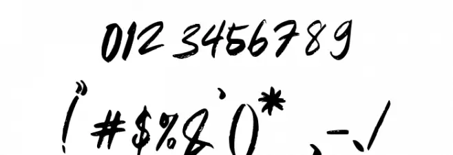 Padrox Font OTHER CHARS