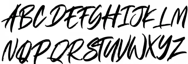 Padrox Font UPPERCASE