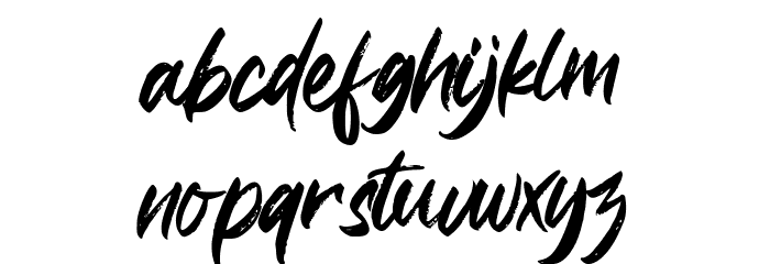 Padrox Font LOWERCASE