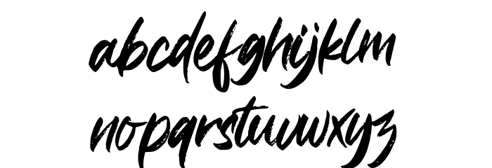 Padrox Font LOWERCASE