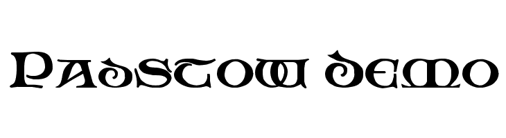 Padstow Demo Font