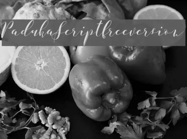 PadukaScriptfreeversion Font examples