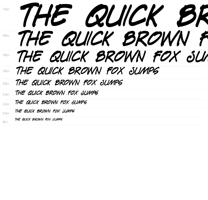 Paete Round BoldItalic Waterfall