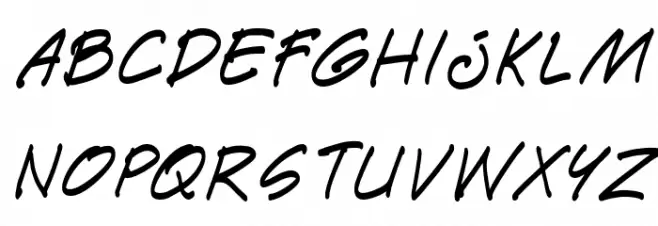 Paete Round Italic Caratteri MINUSCOLO