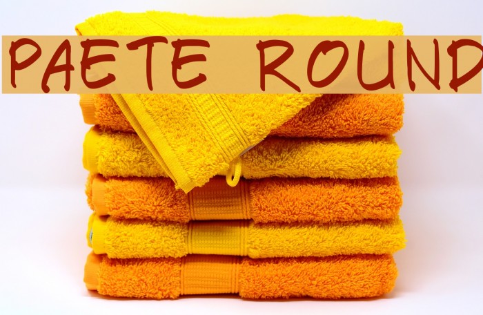 Paete Round Font examples