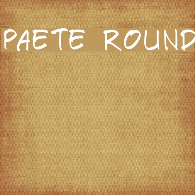 Paete Round Example 3