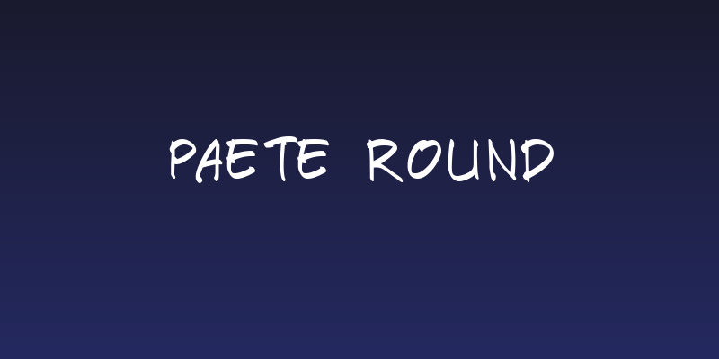 Paete Round Social Header