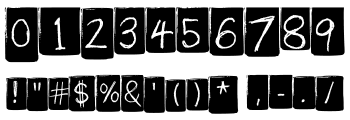 Paf Header Regular Font OTHER CHARS