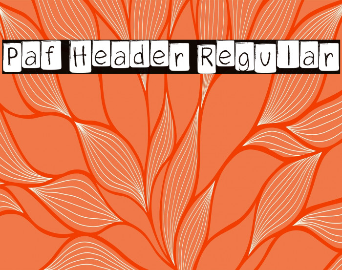 Paf Header Regular Example 1