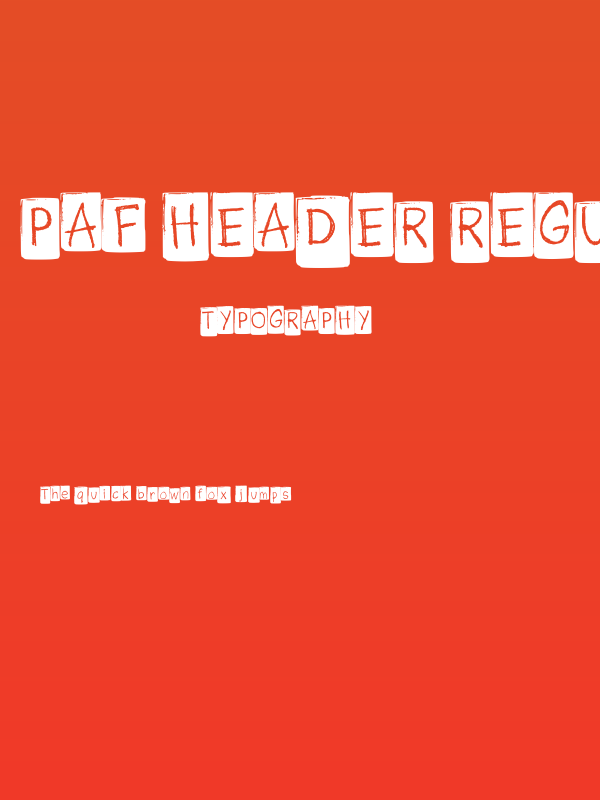 Paf Header Regular Poster