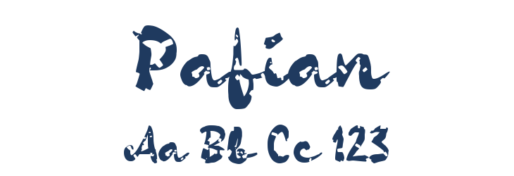 Pafian Font Preview