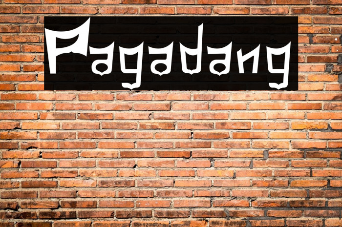 Pagadang Font examples