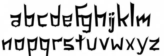 Pagadang Font LOWERCASE