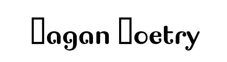 Pagan Poetry Font