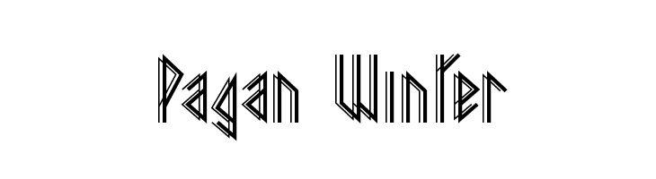 Pagan Winter  font caratteri gratis