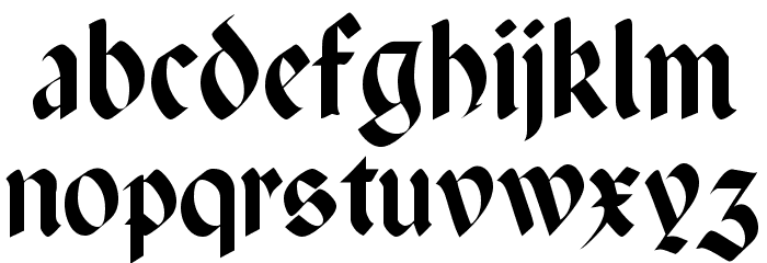 Paganini Light Font LOWERCASE