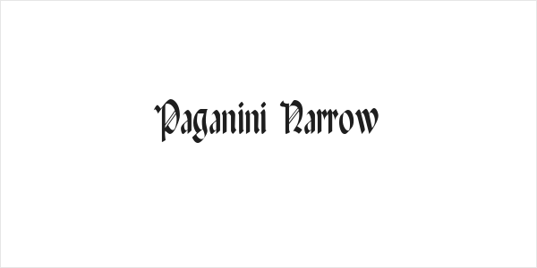 Paganini Narrow Logo