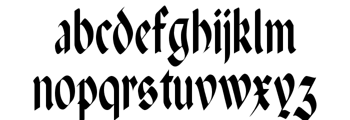 Paganini Narrow Font LOWERCASE