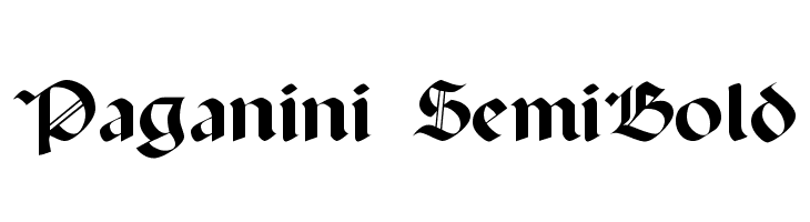 Paganini SemiBold Font