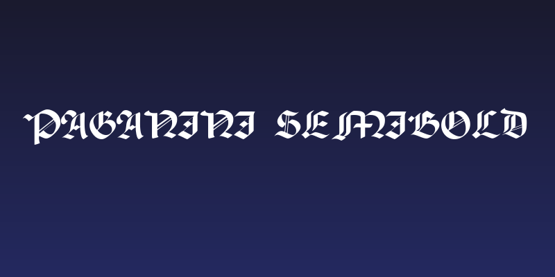 Paganini SemiBold Social Header
