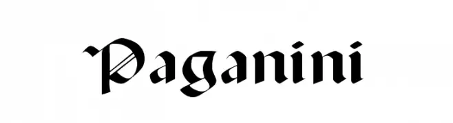 Paganini  Frei Schriftart Herunterladen
