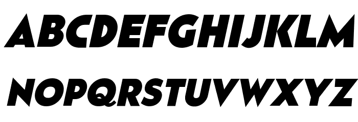 Pages Grotesque Black Demo Italic Font LOWERCASE