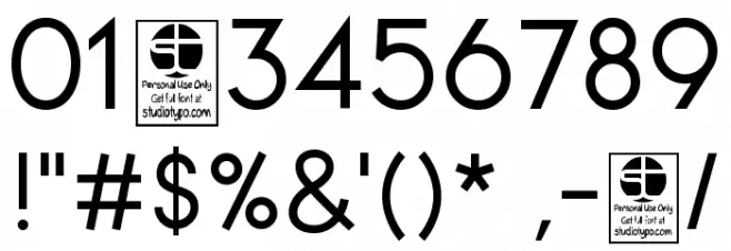 Pages Grotesque Demo Font OTHER CHARS