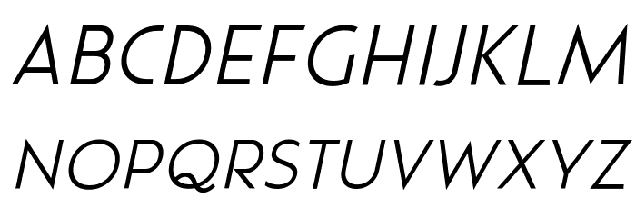 Pages Grotesque Light Demo Italic Font LOWERCASE
