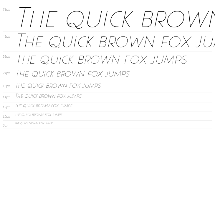 Pages Grotesque Thin Demo Italic Waterfall