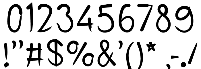 Paggi Font OTHER CHARS