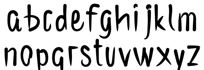 Paggi Font LOWERCASE