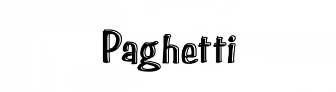 Paghetti  Free Fonts Download
