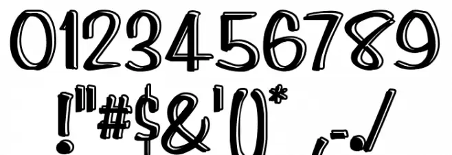 Paghetti Font OTHER CHARS