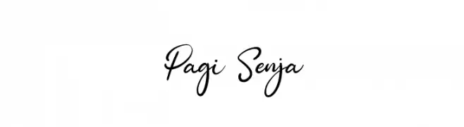 Pagi Senja  Frei Schriftart Herunterladen