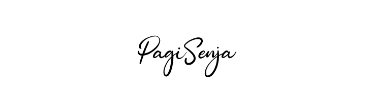 Pagi Senja  Frei Schriftart Herunterladen