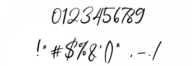 Pagi Senja Font OTHER CHARS