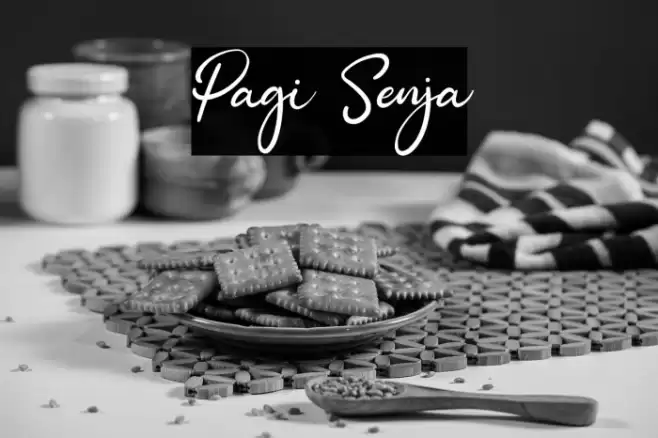 Pagi Senja Font examples