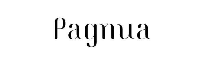 Pagnua  フリーフォントのダウンロード
