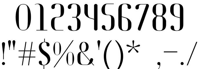 Pagnua Font OTHER CHARS