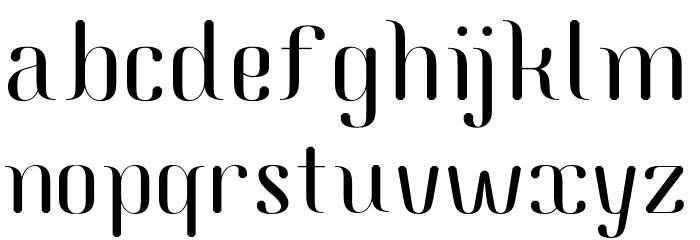 Pagnua Font LOWERCASE